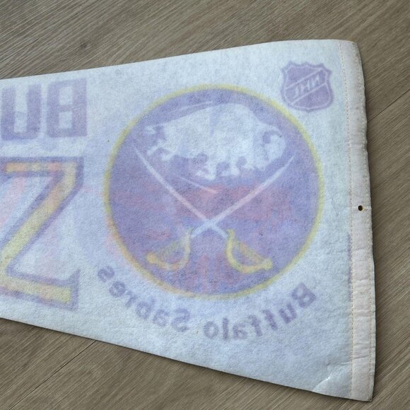Buffalo Sabres - Vintage NHL Felt Pennant 30" Retro Hockey Merch Memorabilia - Picture 7 of 9